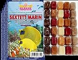 Frostfutter SAHAWA 150 Portionen Fischfutter 5X 100g Blister Sextett Marin...