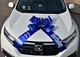 Chexin Riesige Große Blau Schleife für Auto Geburtstag，Happy...