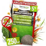 TerraUno - Rasendünger mit Unkrautvernichter I 100 Tage Langzeitwirkung I...