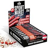 Grillido 25x Low Fat Sport Wurst Rind & Chili 500g mit 42% mehr Protein -...