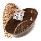 Zenker Brotbackform Dein Brot! – Emaille, kastanienbraun, 2000 ml, 265 x...