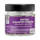 Bremer Gewürzhandel roter Kampot Pfeffer, ganz, roter Pfeffer für die...