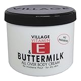 Village Cosmetics Bodycream mit Vitamin E und Buttermilk 500 ml...