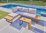 LC Garden »Sungardo« Gartenlounge Set Anthrazit • Aluminium • Lounge...