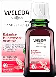 WELEDA Bio Ratanhia Mundwasser - Naturkosmetik Mundspülung ohne Fluorid...