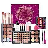 Make-up-Set | Beauty Lidschatten Palette Lippenstift Pinsel - Schminkset...