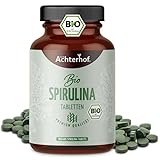 Spirulina Tabletten Bio | 400 Presslinge | mit je 6g Spirulina Algen Pulver...