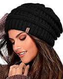 FURTALK Damen Beanie Mütze Warme Wintermütze mit Weichem Innenfutter...