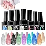 Pearl Gel Nail ist Nagellack, UV-Gelnagellack, 7,5 ml, 8 Stück, buntes...
