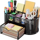 DHGKVK Schreibtisch Organizer,stiftehalter schreibtisch,Mesh Metall Desktop...