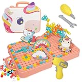 TZQFROCE 243 Stück Mosaik Steckspiel Spielzeug ab 3 Jahre 3D Puzzle...