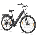 ttgo E Bike 28 Zoll, Elektrofahrrad für Herren Damen mit 36V 20Ah Akku und...