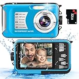 Unterwasserkamera Digitalkamera 1080P Full HD 30MP 16X Digitalzoom...