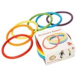 Gonge Activity Rings, Set of 6 Plastic Rubber Rings, Diameter: 16.4 cm, 6er...