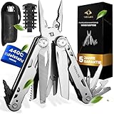 TREKLINE Premium Multitool Werkzeug [rostfreier Edelstahl] Survival...
