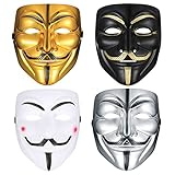 PanBeiQiWEU 4er-Pack V wie Vendetta-Masken,...