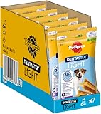 Pedigree Dentastix Light Mundhygiene-Stäbchen für kleine Hunde, 7 Stück,...