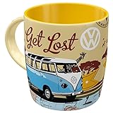 Nostalgic-Art Retro Kaffee-Becher, 330 ml, VW Bulli – Let's Get Lost –...