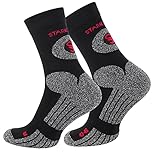 STARK SOUL Trekking Wandersocken für Damen & Herren, 2 Paar Atmungsaktive...