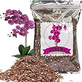 GOTVUGE Orchideenerde Orchideen-Substrat 10L - Orchideenrinde & organisches...