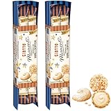 Giotto Momenti Vanillekipferl 2er Pack (2x154,8g) Winterliche Süßigkeiten...