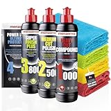 Menzerna Auto Politur Set: Menzerna Heavy Cut Compound 1000 + Medium Cut...