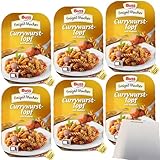 Buss Freizeitmacher Currywursttopf mit Nudeln und Paprika 6er Pack (6x300g...