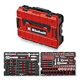 Original Einhell Werkzeugkoffer KFZ E-Case 121-tlg. (KFZ-Profi,...