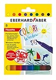 Eberhard Faber 550022 - Window Marker Colori, 8 Fensterstifte abwaschbar,...