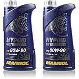 QR-Parts Set 85447914 MN8106-1 2L Original MANNOL Hypoid Getriebeöl 80W-90...