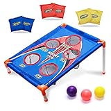 HomeMall Cornhole Spiel Wurfspiel Game Set mit 6 Sitzsäcken und 3 Kugeln,...