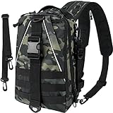 THKFISH Angeltasche 10L Angelrucksack mit Rutenhalter Wanderrucksäcke mit...