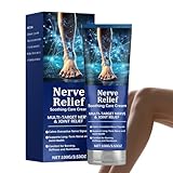 Nervenschmerz Creme,100g Nicht Fettende Salbe,für Ellenbogen Knie & Beine...