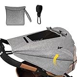 AFXXE Sonnensegel Kinderwagen UV Schutz, Sonnenschutz Kinderwagen...