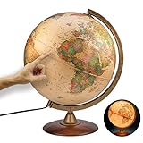 ORBIT Globes & Maps - Retro Leuchtglobus im antiken Stil - 30cm...