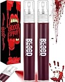 Kunstblut Halloween Schminke Fake Blood: Fake Blut Halloween Kunstblut Set...