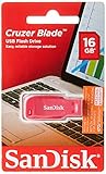 SanDisk SDCZ50C-016G-B35PE 16 GB Cruzer Blade USB Flash Drive - Electric...