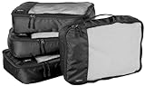 Amazon Basics - Packwürfel Set für Koffer, Reise Organizer,...