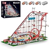 Mould King 11014 Technik Groß Vergnügungspark Loop Coaster Bausatz, MOC...