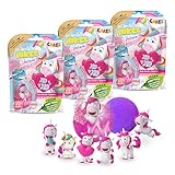 INKEE Surprise Unicorn Badebomben - 3er Set Magische Badekugel mit...