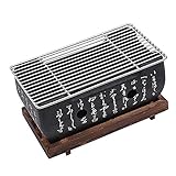 Tischgrill Holzkohle Japanischer Grill, Mini BBQ Grill, Japanischer Stil...