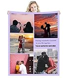 Zmkar Personalisierte Foto Decke Kuscheldecke FotoDecke Mit Eigenen Foto...