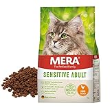 MERA Cats Sensitive Adult Huhn (2kg), Trockenfutter für Katzen,...