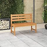 Teenpull Gartenbank 114 cm Massivholz Teak, wetterfest, fein geschliffen,...