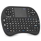 Rii i8 Mini Tastatur Wireless mit Touchpad, Smart TV Tastatur, Mini...
