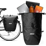 2Radwerk Fahrradtasche für Gepäckträger 25.4 l , 100% Wasserdicht , mit...
