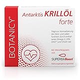 Omega 3 Krillöl Kapseln - 60 Stück - Antarktis Krillöl Forte - Für Herz...