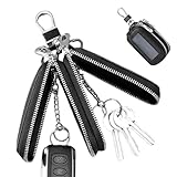 Yianyal Auto-Schlüsseltasche mit doppeltem Reißverschluss, transparenter...