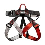 AYYDS Klettergurte Befestigender zum Bergsteigen, Halber Körperklettergurt...