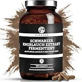 QIDOSHA® Schwarzer Knoblauch Extrakt hochdosiert, 180 Kapseln im...